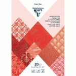 PAPIERS DU MONDE, BLOC DE 20 FEUILLES AU FORMAT 21X29,7CM - BLANC/NOIR - LOT DE 27