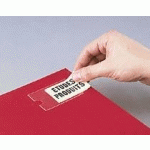 PORTE-ÉTIQUETTES ADHÉSIF 19 X 75 MM - BOÎTE DE 160