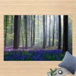 MICASIA - TAPIS EN VINYLE - SPRING DAY IN THE FOREST - PAYSAGE 2:3 DIMENSION HXL: 40CM X 60CM