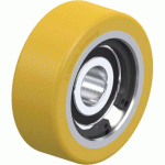 BLICKLE - GALET GUIDE Ø 40MM BANDAGE POLYURÉTHANE PU 70KG - FSTH 40X15/10-8K