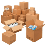 CARTONS DOUBLE CANNELURE 392 X 292 X 192, LOT DE 10