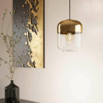 EGLO MARYVILLA SUSPENSION, DORÉE/CLAIRE, 1 LAMPE