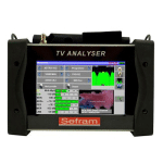 MESUREUR DE CHAMP MULTIFONCTION, MPEG4 H.265, 4K, ÉCRAN 7 POUCES TACTILE - SEF7869