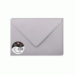 PAQUET DE 20 ENVELOPPES POLLEN 162X229MM 120G/M² - GRIS KOALA - LOT DE 3