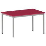 TABLE CARÉLIE 120 X 80 CM FIXE T5 STRAT CERISE GRIS - MOBIDECOR