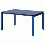 TABLE MALIBU 120X80 T3 SOUDÉ ST ANTIB BLEU U525/NO BLEU 5005