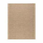TAPIS EXTÉRIEUR - 200X290CM - NATUREL - 100% POLYPROPYLÈNE - 1400 GR/M2 - KAFÉ AVRIL PARIS