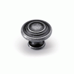 BOUTON DE MEUBLE ROND ESSA - DIAMÈTRE 32 MM - PAR 4 - ASPECT ÉTAIN ANTIQUE HETTICH