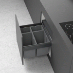 CADRE PULL AVANTECH YOU - POUR POUBELLES DE CUISINE ENCASTRABLES FRAME - L600 P500 HETTICH