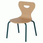 CHAISE MALIBU 4P - T1 - COQUE HÊTRE / ACIER BLEU 5025 - MANUTAN EXPERT