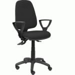 CHAISE TARANCÓN ACCOUDOIRS FIXES - NOIR - PIQUERAS Y CRESPO