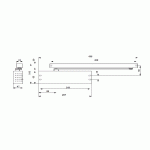 FERME-PORTE TS 91 PACK MÉTAL EN 4 BLANC - DORMA - 4500000050111