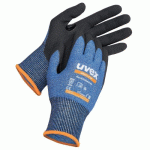 LOT DE 10 PAIRES DE GANTS ANTICOUPURE NIVEAU B ATHLETIC B XP - BLEU - TAILLE 6 UVEX