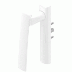 POIGNÉE INTÉRIEURE DÉPORTÉE POUR PORTE COULISSANTE SARENA - BLANC 9016 MAT - 26/33 - DROITE LA CROISÉE DS