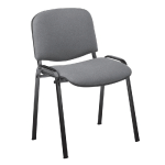 4 CHAISES CONFORT GRISES
