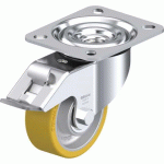 BLICKLE - ROULETTE PIVOTANTE À FREIN Ø 80MM BANDAGE POLYURÉTHANE PU 200KG - L-ALTH 80K-FI