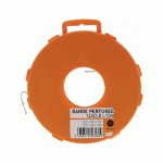 CASSETTE BANDE PERFORÉE MÉTALLIQUE 10M 12X0,8 - SPIT - 056562