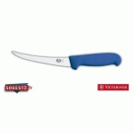 COUTEAU À DÉSOSSER RIGIDE LAME COURBÉE BLEU 15 CM BLEU