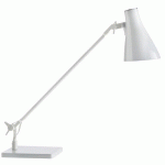 LAMPE DE BUREAU SOLUS LED BLANC BRAS SIMPLE - SOCLE - MANADE