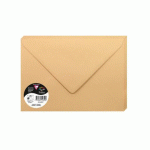 LOT DE 2 - PAQUET DE 20 ENVELOPPES POLLEN 162X229MM 120G/M² - CARAMEL