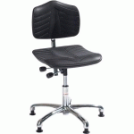 SIÈGE D'ATELIER PREMIUM - BAS - PATIN - NOIR - GLOBAL PROFESSIONAL SEATING