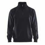 SWEAT COL CAMIONNEUR NOIR TAILLE S - BLAKLADER
