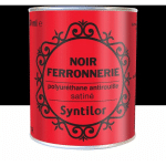 SYNTILOR - FERRONNERIE NOIR RAL 9005 FINITION : SATIN 250 ML