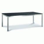 TABLE MARBELLA, 160X90CM, ACIER INOXYDABLE/ARDESIA