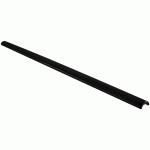 TRINGLE DE CRÉMONE DEMI-RONDE 16X5X2500 NOIR - JARDINIER MASSARD - J062190