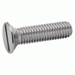 VIS À MÉTAUX TÊTE FRAISÉE FENDUE INOX A2 DIN 963 4X30 BOÎTE DE 200 - ACTON - 622084X30