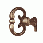 FAUSSE CLÉ ANGLAISE - EN ZAMAK LAITON VIEILLI - 28 X 32 MM CADAP