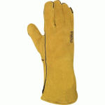 GANTS POUR SOUDEUR 408OCRE WELDY - EN CROÛTE DE CUIR - T7 JUBA