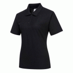 LOT DE 3 - PORTWEST B209 POLO FEMME NAPLES NOIR - TAILLE M