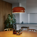 MARSET VETRA SUSPENSION LED, Ø 43 CM, AMBRE