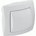 PLAQUE DE COMMANDE PNEUMATIQUE WC - POUSSOIR À MAIN SIMPLE TOUCHE GEBERIT