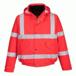PORTWEST S463 BLOUSON HI-VIS ROUGE - TAILLE M