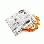 SACHET OUVERT 2 CÔTES TIMES 34 G/M² 16X16.5 CM BLANC INGRAISSABLE (VENDU PAR 500)