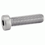 VIS MÉTAUX CYLINDRIQUE HEXAGONALE CREUSE TÊTE BASSE INOX A2 DIN 7984 5X10 BOÎTE DE 200 - ACTON - 622205X10