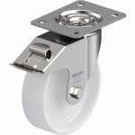BLICKLE - ROULETTE PIVOTANTE À FREIN Ø 160MM BANDAGE POLYAMIDE PA 6.6 300KG - LEX-PO 160G-FI