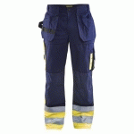 PANTALON ARTISAN HAUTE VISIBILITÉ TAILLE 44L - BLAKLADER