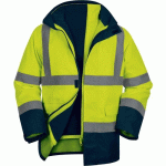 PARKA DE TRAVAIL - HAUTE VISIBILITÉ - 2XL - JAUNE FLUO - SPEED DELTA PLUS