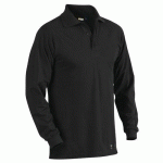 POLO PIQUÉ RETARDANT FLAMME INHÉRENT NOIR TAILLE XXL - BLAKLADER