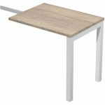 RETOUR DIRECT TRENDY - PIEDS MÉTAL BLANC - CHÊNE CANADIEN - ARTARREDI