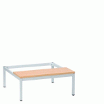SOCLE BANC 80 CM POUR VESTIAIRES COLOR