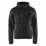 VESTE DE TRAVAIL TRICOTÉE À CAPUCHE GRIS ANTHRACITE/NOIR TAILLE M - BLAKLADER