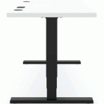 BUREAU PREMIUM RÉGLABLE ELEMENTS SOLID 2000 - GRIS - NOIR - ACTIFORCE