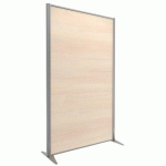 CLOISON KPRIM MÉLAMINÉ ACOUSTIQUE CHÊNE PROFIL ARGENT