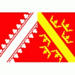 DRAPEAU ALSACE : DIMENSIONS - 60 X 90 CM