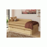 LIT BANQUETTE GIGOGNE LUDLOW  BOIS NATUREL 90X200 CM