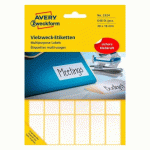 LOT DE 3 - ETIQUETTE MULTI-USAGE, 38 X 18 MM, BLANC